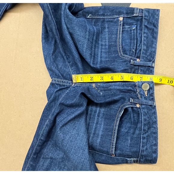 GAP 1969 Women Real Straight Dark Wash Denim Jeans Size 6 - Picture 8 of 10